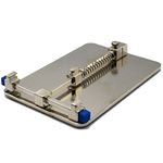 MMOBIEL Universal PCB PCB Holder - Jig Bracket Clamp Repair Tool - Soldering Set - Stainless Steel - Motherboard PCB Board Holder - 13.5 x 9 cm