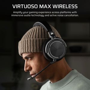 Corsair VIRTUOSO MAX Wireless Gaming Headset – High-Fidelity Audio