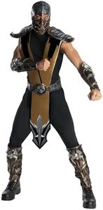 Rubie's Men Mortal Kombat Deluxe Scorpion Adult Sized Costumes, As Shown, Standard US