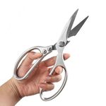 SHOPPOFOBIX Kitchen Scissor for General Use, Heavy Duty Kitchen Raptor Meat Shears, Cooking Scissors, Stainless Steel Multi-Function Scissors for Food, Chicken, Poultry, Fish, Pizza, Herbs