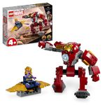 LEGO Marvel Iron Man Hulkbuster vs. Thanos Playset for Kids Aged 4 Plus, Super Hero Action Based on Avengers: Infinity War, with Buildable Action Figure, Toy Plane and 2 Minifigures 76263