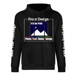 Chuhee Customize Hoodies Team Sweatshirts Custom Hoodie for Boyfriend Girlfriend Wedding Day Anniversary Birthday Valentines Day Black