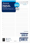 Filofax A5 day per page 5 language appointments diary - 2024, White