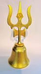 Vastu Shubharambh Trishool/Trishul Bell for Protection, Positivity, Peace, Good Luck and Blessings. Prepared from fine Quality of Metal as Vastu Remedy and Decor for Home/Office.