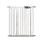 Regalo Easy Step Extra Tall Walk Thru Baby Gate, Bonus Kit, Includes 4-Inch Extension Kit, Pressure Mount Kit and Wall Cups and Mounting Kit, Platinum