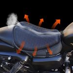 Motorcycle Seat Cushion,3D Honeycomb Comfort Mesh Air Motorcycle Seat Cushion,Universal Nonslip Motorbike Seat Cushion,Shock Absorption& Breathable Motorcycle Gel Seat Pad,Butt Protector for Long Ride