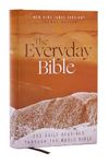 NKJV, The Everyday Bible, Brown Leathersoft, Red Letter, Comfort Print: 365 Daily Readings Through the Whole Bible
