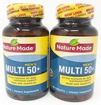 Nature Made Multi for Him 50+ Dietary Supplement Tablets 90 ea (Pack of 2)