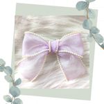 Lilac Hair Bow Clip (M)