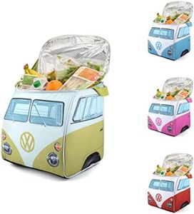 Board Masters Volkswagen Large Soft Sided Cooler Bag - Collapsible Insulated Picnic Lunch Bag with Adjustable Strap (27 Liter) - VW Bu