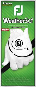 FootJoy WeatherSof Golf Glove 2-Pack – All-Weather Grip