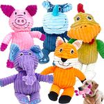 Jalousie 5 Pack Tough Plush Animal 