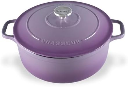 Chasseur Round French Oven, 24 cm / 4 Litre, Wisteria - Made in France,