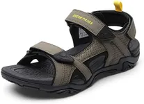 DREAM PAIRS Men's Sandals Hiking Water Beach Sport Outdoor Athletic Arch Support Summer Sandals,Size 13,GREEN,SDSA228M