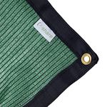 E.share 70% 12 ft X 24 ft Green Shade Cloth Taped Edge with Grommets Sun Net Sun Mesh Shade Sunblock Shade Sail UV Resistant Net for Plant Cover for Greenhouse Flowers, Plants, Patio Lawn