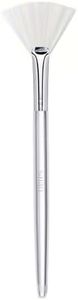 Saian Skincare Fan Brush for Face Mask Application - Professional Facial Brush for Estheticians - Mask Applicator Tool with Acrylic Handle for Clay Masks, Spa Skincare Treatments and Facial Use