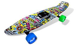 jaspo Polypropylene Cruiser Penny Fiber Skateboard (Multicolour, 22.5x5.5 Inch) UK