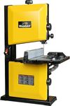 Woodskil 9-Inch Band Saw, 3-Amp 1/2 HP Benchtop BandSaw for Woodworking, 2500 FPM, 3.5-Inch Cutting Depth, Cast Aluminum Tilting Table, Steel Base