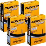 Continental Race 28" 700x20-25c Inner Tubes - 42mm Presta Valve (Pack of 4 Tubes w/Conti Sticker)