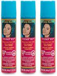 Jerome Russell Temp'ry Spray-on Gold Hair Color, Non-Permanent, Easy to Apply and Wash Off, 2.2 ounce, 3-pack