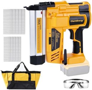 CharmEnergy 20V Cordless Brad Nailer for Dewalt Battery, 18GA