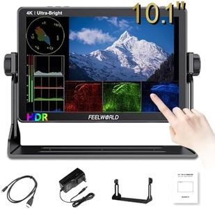 Feelworld LUT11 10.1 Inch Touchscreen DSLR Camera Field Monitor Ultra Brightness 2000nit, 4K HDMI, 1920X1200 IPS Panel Compatible with DJI (HDMI)