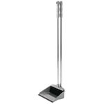 Addis Long Handle Dustpan & Broom Metallic, Silver