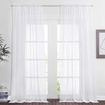 NICETOWN Sheer Curtains with Rod Po
