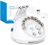 Microdermabrasion Machine - UNOISETION 4 IN 1 Diamond Microdermabrasion Dermabrasion Machine Professional for Blackhead Removal, Deep Moisturizing, with Facial Scrubber Spatula for Facial Cleansing