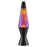 LAVA Lamp - 14.5" Autumn Dusk - The Original Motion Lamp - Yellow and Purple Liquid with Black Base - Item #2323