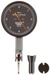 Brown & Sharpe 599-7030-5 Dial Test Indicator Set, M1.4x0.3 Thread, Black Dial, 0-15-0 Reading, 1" Dial Dia., 0-0.03" Range, 0.0005" Graduation