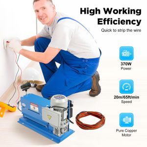 Electric Wire Stripping Machine – 370W Power Cable Stripper