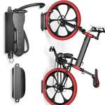WELDUN Bike Wall Mount, Bike Hanger Rack, Swivelling Bike Holder, Vertical Bicycle Storage Rack for Garage and Indoor Use, Load Capacity 30kg