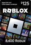 Roblox Digital Gift Code [Redeem Worldwide - Includes Exclusive Virtual Item] 8,400 Robux - PC [Online Game Code]