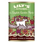 Lily's Kitchen Made with Natural Ingredients Adult Wet Dog Food Tin An English Garden Party 6 x 400g