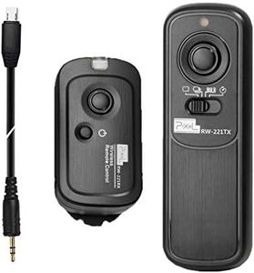 Pixel RW221-S2 Disparador inalámbrico Compatible con Sony a1 a9 9M2 a7 7M2 7M3 7R a7R a7S a6600 a6500 a6400 a6300 a6100 a6000 a5000 RX100II RX10 a58 a68 QX1 HX99 HX400 HX50V HX60V RX10 RM-S2