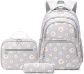 Joyfulife 3Pcs Daisy Prints Backpac