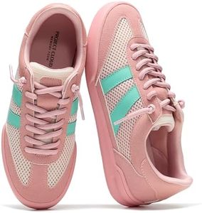 Genuine Leather Slip On Sneakers for Women with Leather Memory Foam Insole