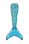 Fin Fun Mermaid Tail Only, Reinforced Tips, NO Monofin, Tidal Teal, Size Youth 10