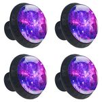 Galaxy Stars Sky Cabinet Door Knobs Handles Pulls Cupboard Handles Drawer Wardrobe 4pcs