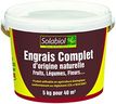 SOLABIOL Engrais Complet - 5Kg - Seau - Mini-Granulés - Epandage Facile & Sans Poussière - Double Action Starter & Nutrition Longue Durée SOCOMP5