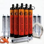 5-Pack Personal Water Filter Straw 