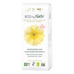 Eco by Naty Sanitary Pads Normal – Plantbased and absorbent Sanitary Pads for Women, Organic Cotton Menstrual Product, Better for Feminine Health (14 Count)