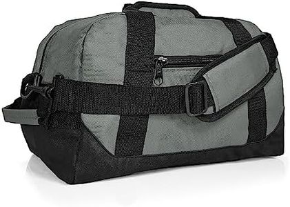 Dalix 14 "small Duffle Bolsa Dos Tonos gimnasio bolsa de viaje, Gris