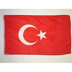 AZ FLAG Turkey Flag 3' x 5' for fans - Turkish flags 90 x 150 cm - Banner 3x5 ft with hole