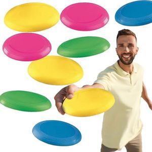 Fun Express Mini Flying Disks (Bulk Set of 72 Saucers) Outdoor Toys for Kids