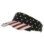 MG USA Flag Visor-USA Star Stripe