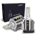 LASFIT Pro-G2 H7 LED Headlight Bulb for Volkswagen, Passat Golf GTI Tiguan Regular Low Beam Lights, Super Bright 6000K White, 1:1 Mini Size Easy Install, Pack of 2