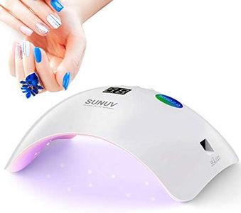 SUNUV 48 W secador de uñas UV LED, lámpara para uñas, temporizador 30/60/99s, sensor de infrarrojos, pantalla LCD, para manicura y pedicura, para manicura y pedicura en casa y salón de belleza