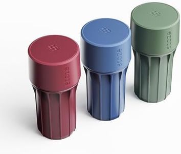 Staze Preserve Vacuum Sealed Storage Jars (148ml) | Herb Storage & Food Storage Container with Protection - (MIDNIGHT TRIO)